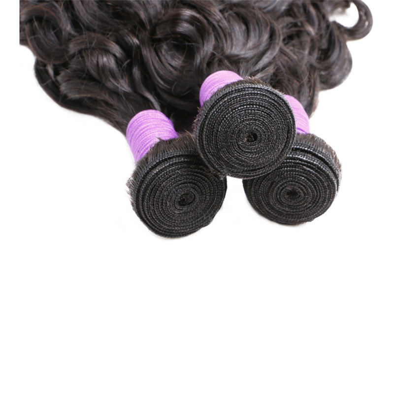 Wholesale Virgin Brazilian Human Water Wave Hair Weave 8-30inches natural Black Cheap Brazilian Hair Bundles