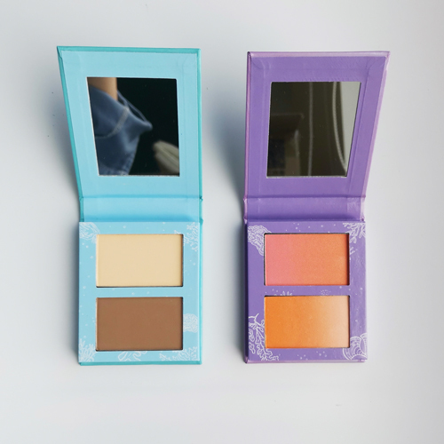 Double layer cheek blush palette kit