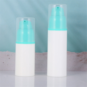 Yuyao factory 30ml 50ml pp airless pump spray bottle for lotion cream