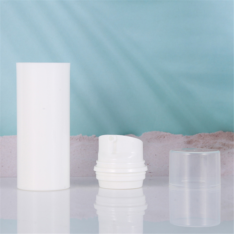 Customized new design pump bottle 15ml 30ml 50 ml airless for skin care