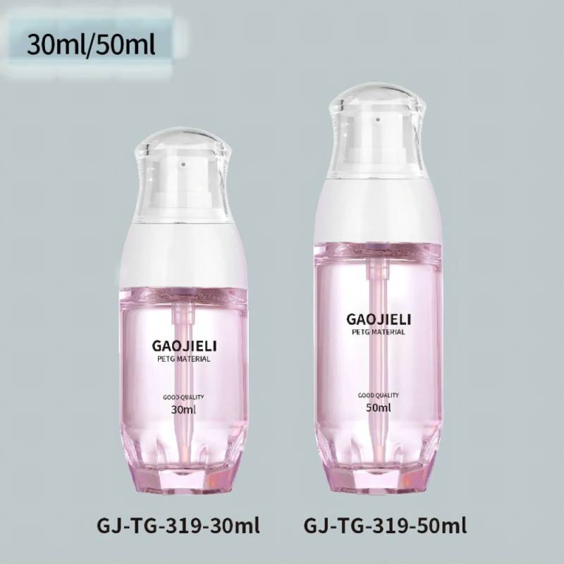 50ml cosmetic lotion shampoo sample bottle