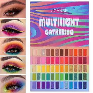 UCANBE Colorful Eyeshadow Makeup Palette - 60 Shades Bright Natural Shimmer Matte Metallic Eyes Shadow Plattet