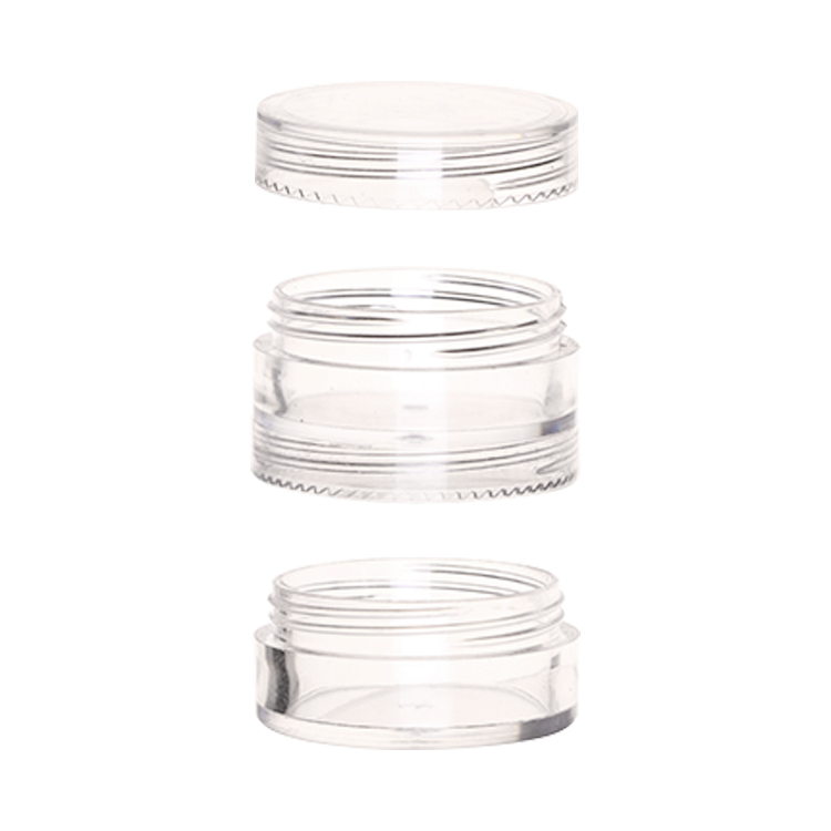 5g 10g stackable nails salon art glitter container wholesale cosmetic powder empty jars for single eyeshadow