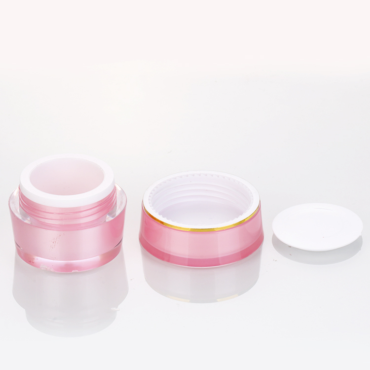 5g free sample cosmetic lotion container pink acrylic paint nail polish pots