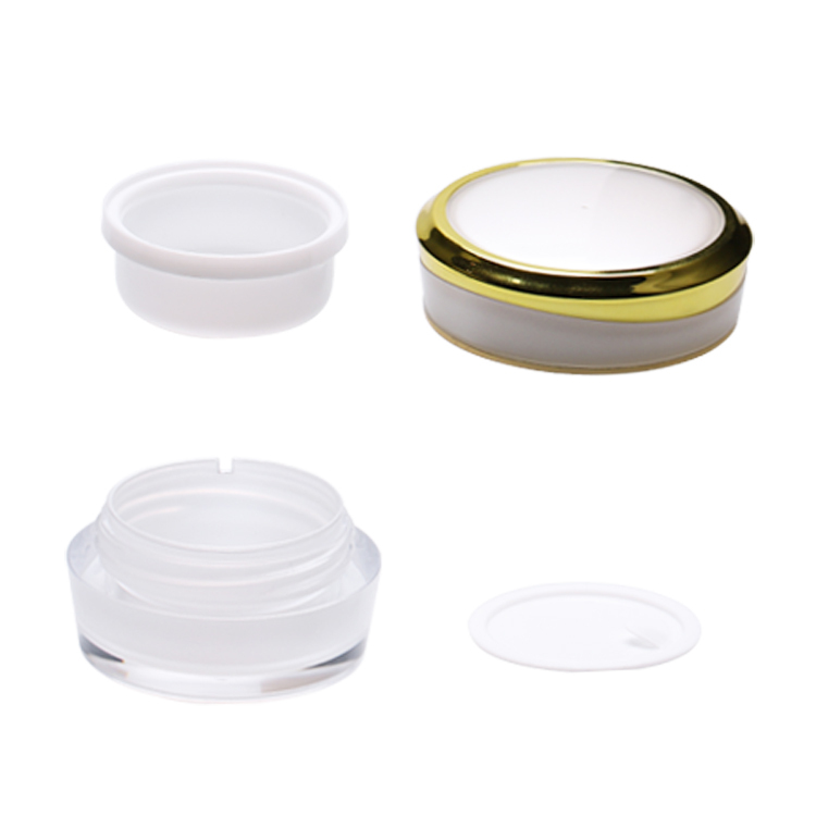 5g 10g 30g wholesale cosmetic acrylic cream jar custom made round nail polish bottle
