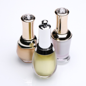10ml luxury custom colors uv gel bottles cosmetic packaging lotion container lid with brush