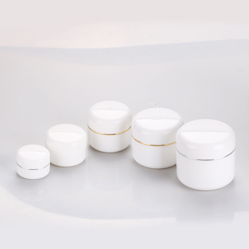 5g 10g 20g 30g 50g double wall cosmetic makeup container white cream jar for gel
