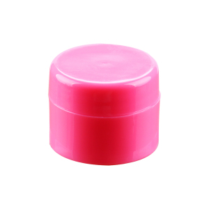 Cosmetic plastic containers 4g white pp nail gel jar with screw cap for sample face cream