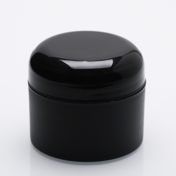 ZHUOJIN color gel cosmetic beauty nail glue container matte black cream bottle for salon