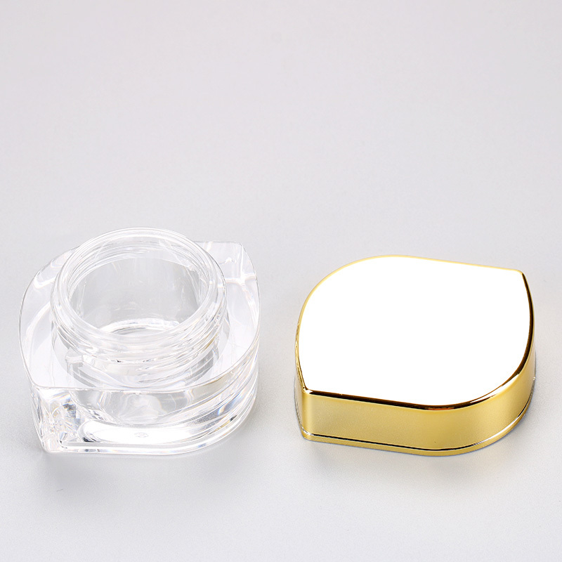 10g fashion color gel salon nail art polish jar custom clear acrylic empty cosmetic cream container