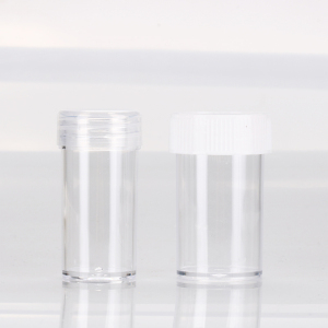 7g 10g empty tall transparent nail art glitter bottle small custom logo loose powder container