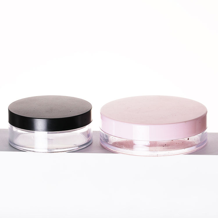 New style 10g round elasticated net powder compact packaging cosmetic face powder container