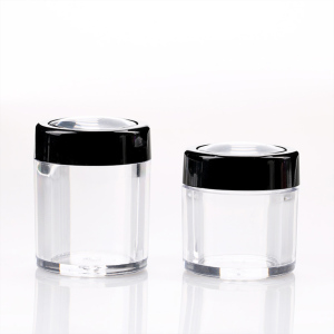 10g 15g empty plastic powder bottles nail glitter powder jar with screw top lids