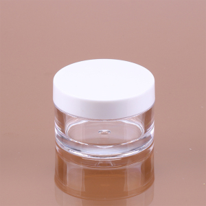 10ml small nail polish bottle clear nail cylinder powder plastic container for cosmetic