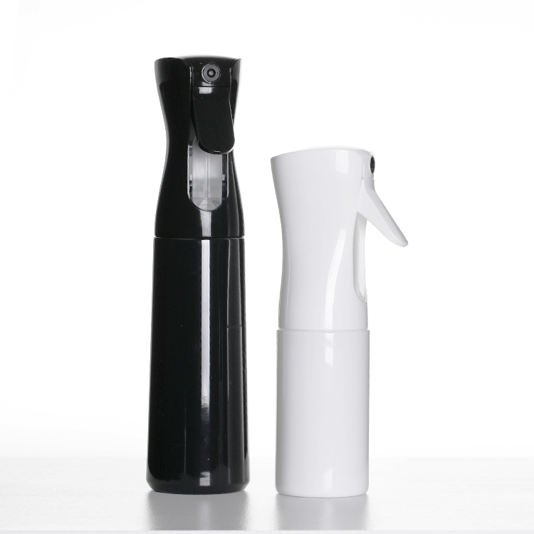 Cosmetic salon fine mist sprayer 200ml 500ml use plastic high tension atomiser continuous spray bottle