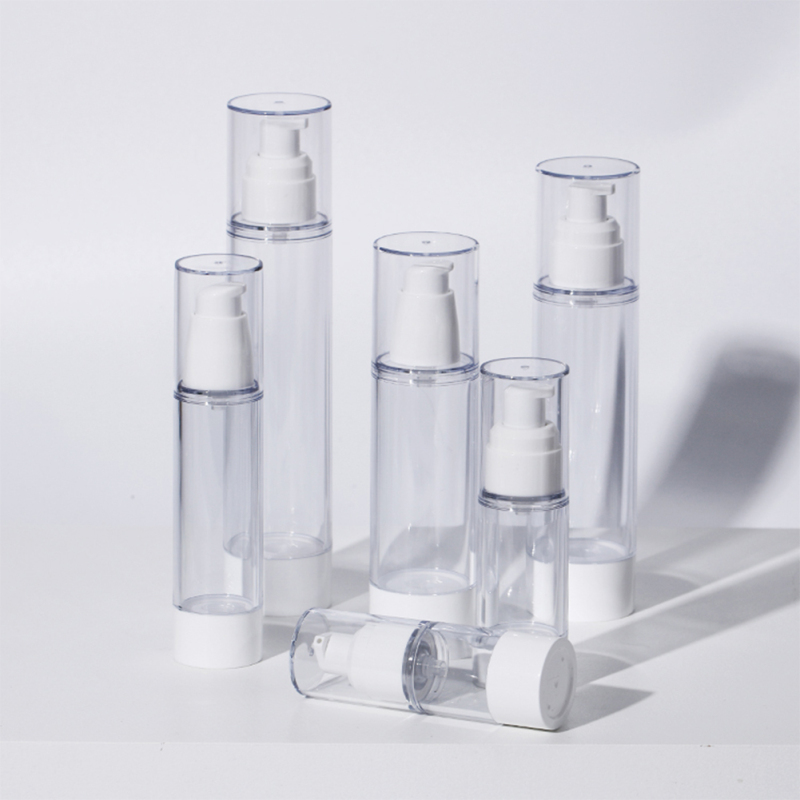 15ml 30ml 50ml 80ml 100ml 120ml empty airless pp lotion bottle clear nail art cosmetic containers