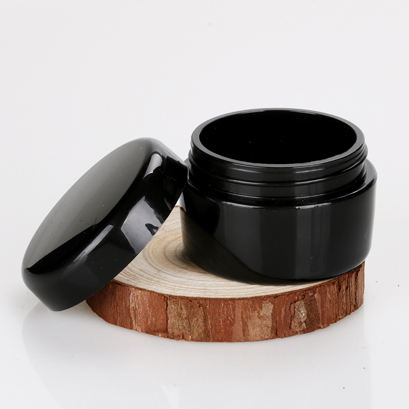 15g black nail gel polish pp plastic cosmetic jar custom nail art glue container