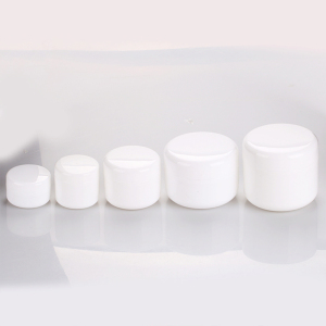 20g 30g 50g 100g 150g empty plastic cream jar white nail cosmetic containers single layers