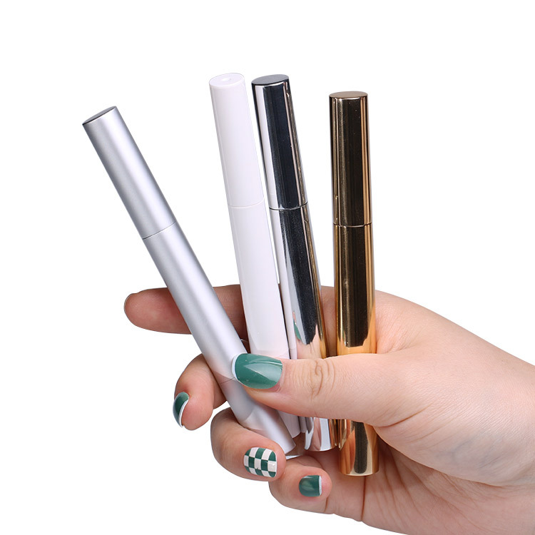 2.5ml 4ml black/white/silver/gold lip gloss tube container empty cuticle oil nail polish twist pen with brush