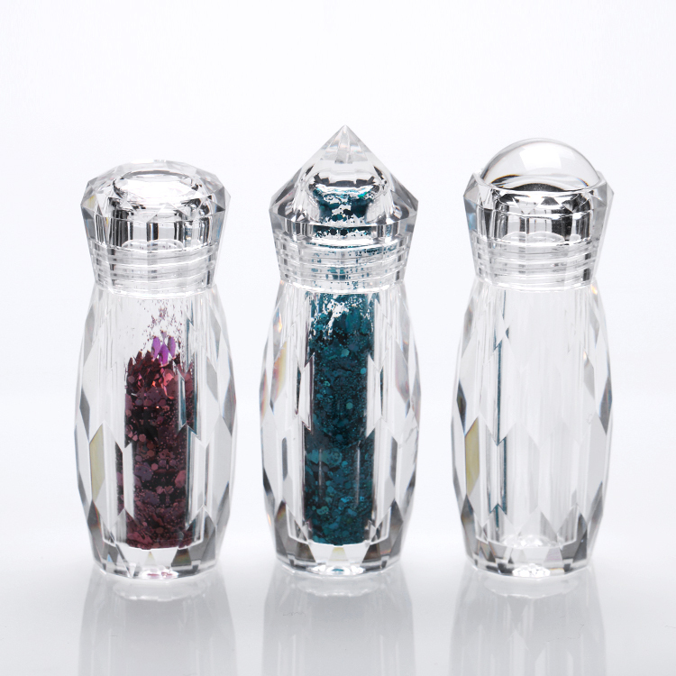 Three styles white transparent acrylic perfume water bottle acrylic bottle for toner