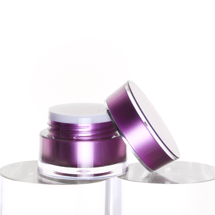 5g Purple Custom Plastic Colored UV Gel Polish Pot New Unique Packaging Nail Glue Containers