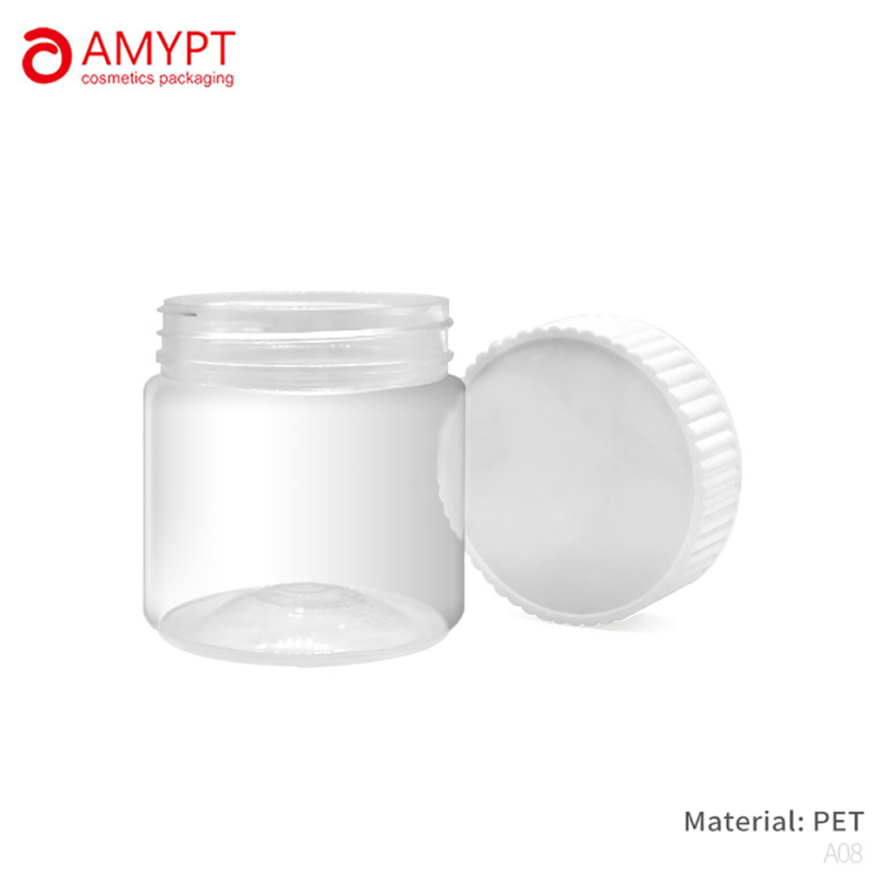 10ml-150ml Clear PET Cosmetic Jar 