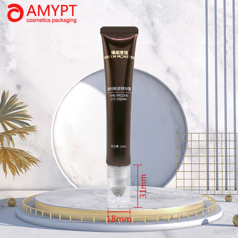 20ml Plastic Eye Cream Tube Packaging with Massage Applicator