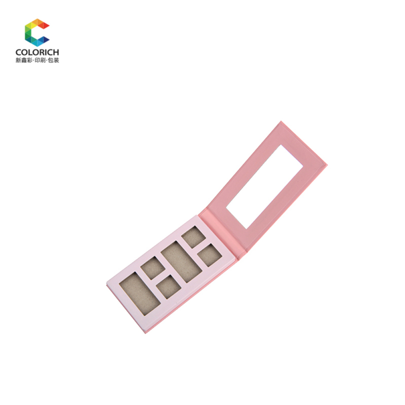 Makeup cardboard packaging wholesales empty magnetic blush palette personalized cosmetic low moq eyeshadow palette private label