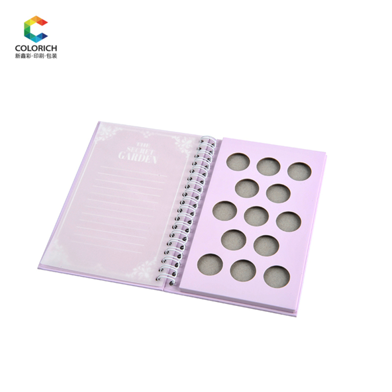 Choose your own empty eyeshadow pallets makeup wholesale cosmetics packaging makeup custom glitter eyeshadow color palette