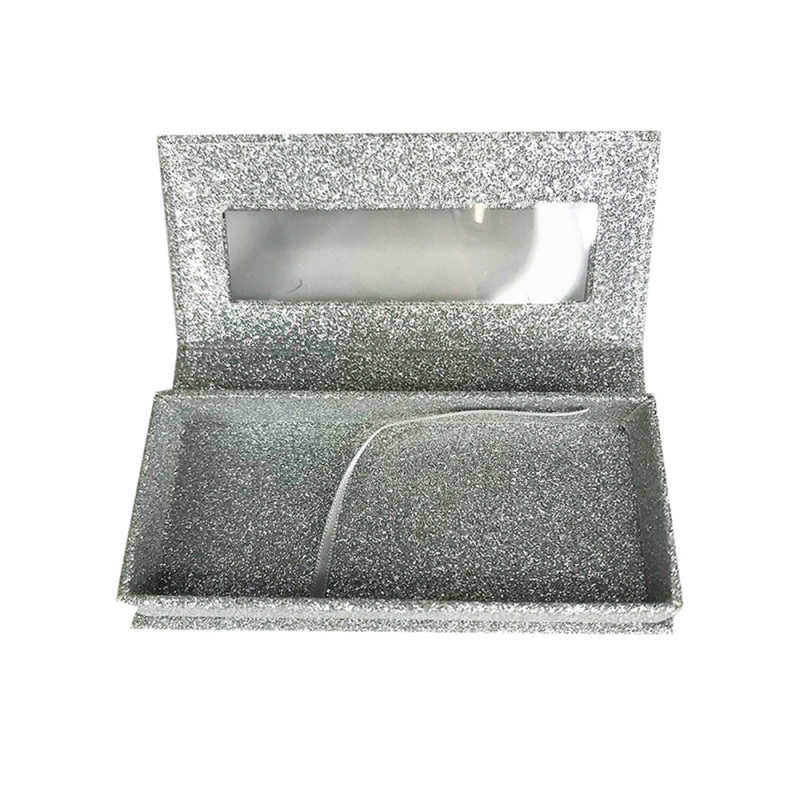 Wholesales luxury empty paper storage box glitter magnetic eyelash packaging box colorful eyelash boxes custom logo packaging