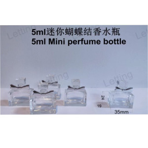 5ml bowknot mini perfume bottle 