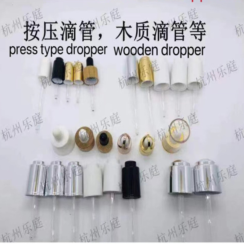 Press dropper, different size, material, color
