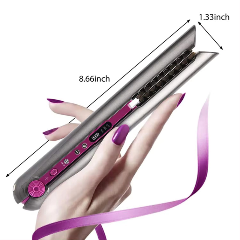 Private Label Cordless Flat Iron Rechargeable Usb Hair Straightener