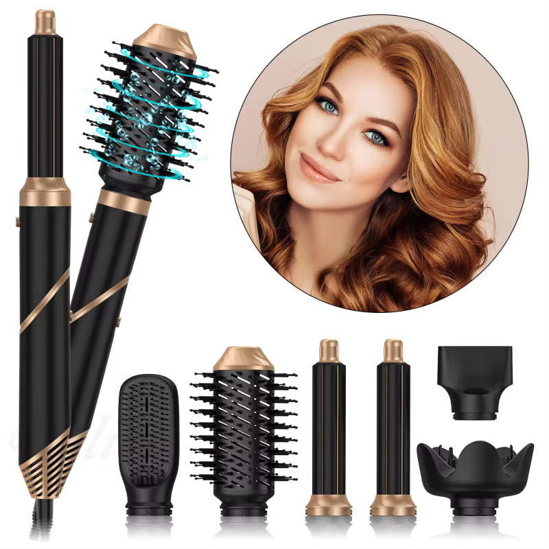 Professional Salon Complete Hair Dryer Kit Powerful 5 in 1 Hair Dryer Hot Air Brush Styler