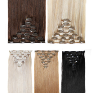 7pcs Set 14 Inch Clip in Hair Extensions for Long Lush Hair