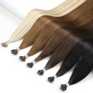 20 Inch 100 Strands Premium Quality Cold Fusion Long Straight Nano Ring Hair Extensions