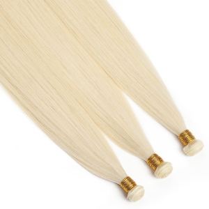 Lightest Blonde Long Straight Genius Weft Hair Extension