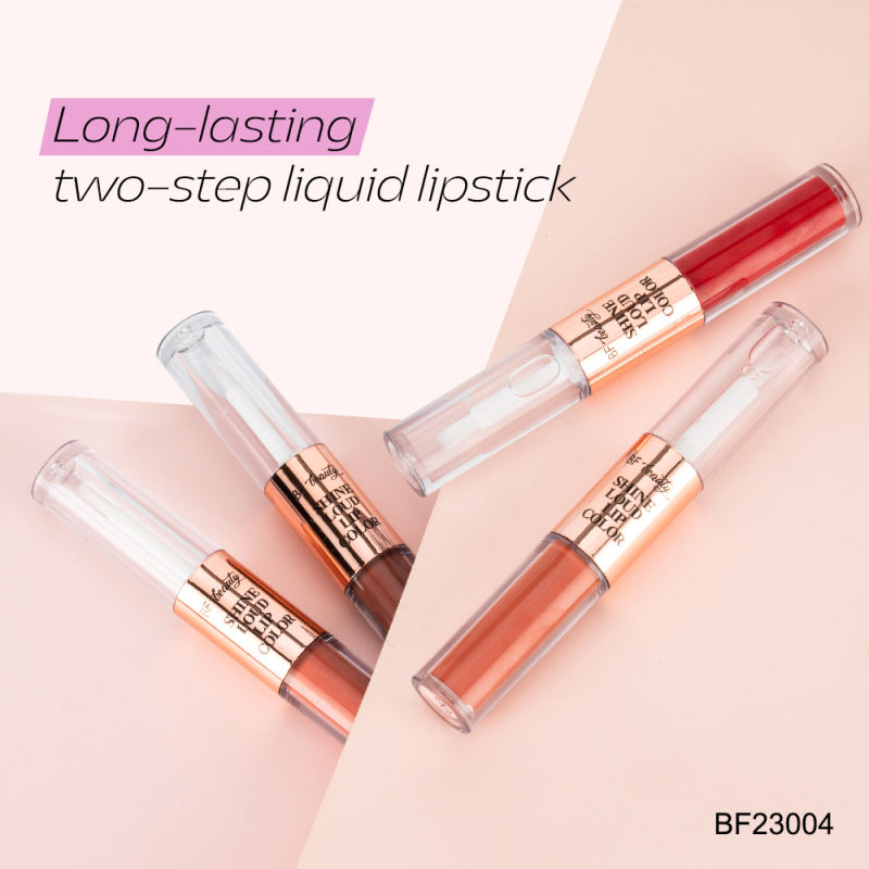 Custom Highly Pigmented Long Lasting Two Step Liquid Lipstick