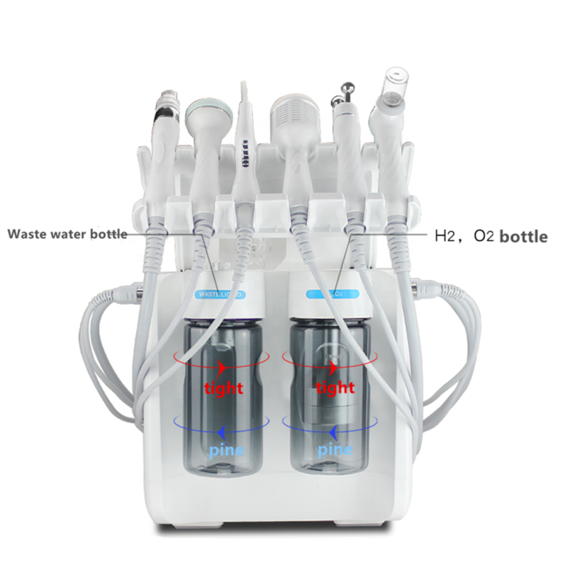 6 in 1 and 7 in 1 multifunctional beauty equipment for salon of face cleaning deeply