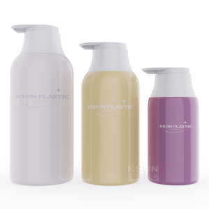 New Trend Customized color Empty refillable 300ml 500ml 750ml body wash shampoo Lotion Pump Bottle