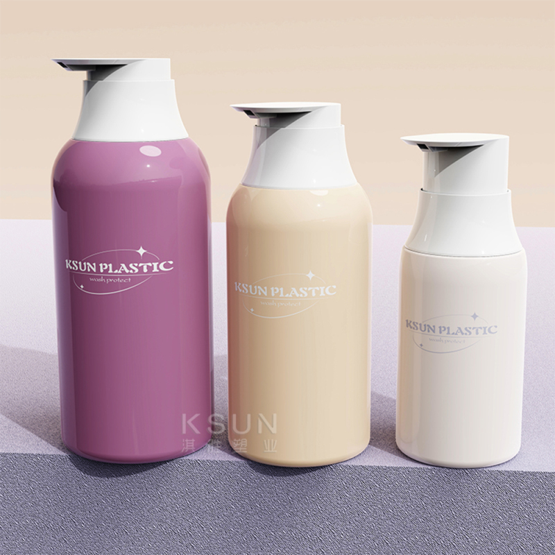 New Trend Customized color Empty refillable 300ml 500ml 750ml body wash shampoo Lotion Pump Bottle