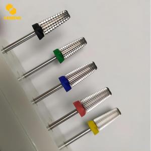 Saimeng New Products Five In One Nail Drill Bits Tungsten Carbide Burr For Nail Beauty 3/32" (2.35 mm) Shank
