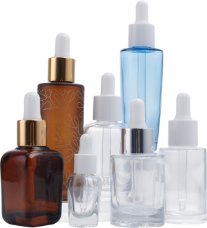 Dropper bottle Cosmetic hair oil matte colorful flat shoulder serum 1oz bottles 30ml essential oil glass dropper bottles