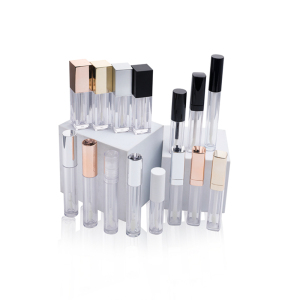 Luxury Empty Plastic Cosmetic Packaging Lip Gloss Tubes 