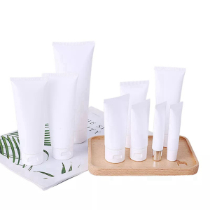 Cosmetic Soft Tube Shampoo Bath Squeeze Lotion Cosmetic Containers Refillable Bottles Travel Size Empty Matte Clear Tube