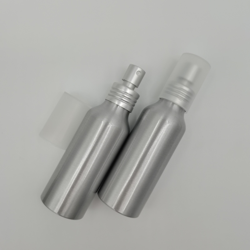 Whole sale 24/410 Aluminum Perfume Sprayer 100ml Aluminum Bottle