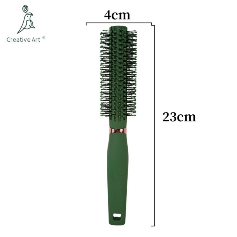 Creative Art New Design Professional Hair Round Brush With Hanging Hole For Salon Hair Styling Tool Nylon Hairbrush