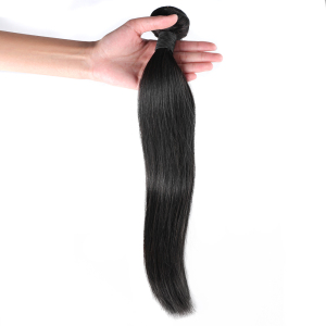 18" Straight Natural colour 100% human hair extensions hair bundles 