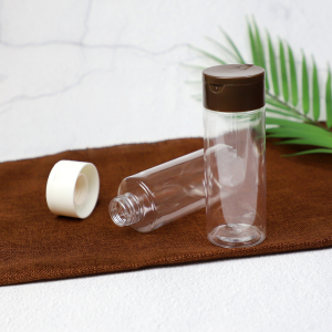 150ml Plastic Cylinder Bottles with Flush Flip-top Cap 