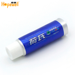 Guangzhou manufacturer empty soft tooth gel abl cosmetic toothpaste aluminum laminated tube 